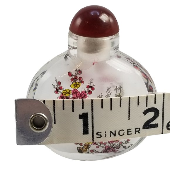 Antique Chinese Snuff Bottles Traditional Qing Dynasty Reverse Paint Glass Art. - Picture 8 of 16